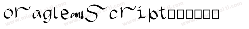oragle script字体转换